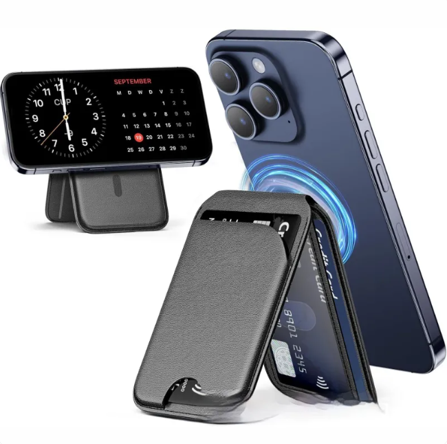 Expandable Magnetic Phone Card Holder