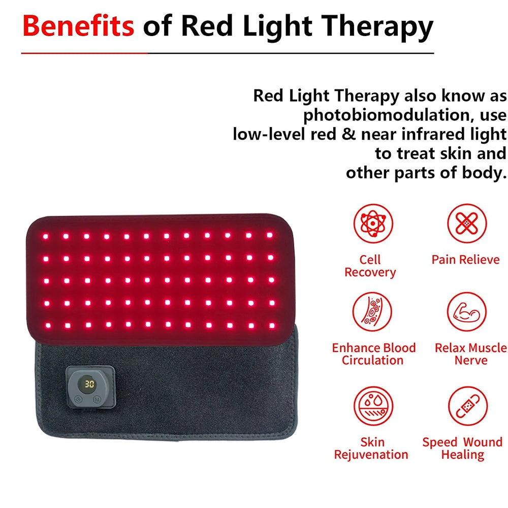 Red Light Therapy Belt features