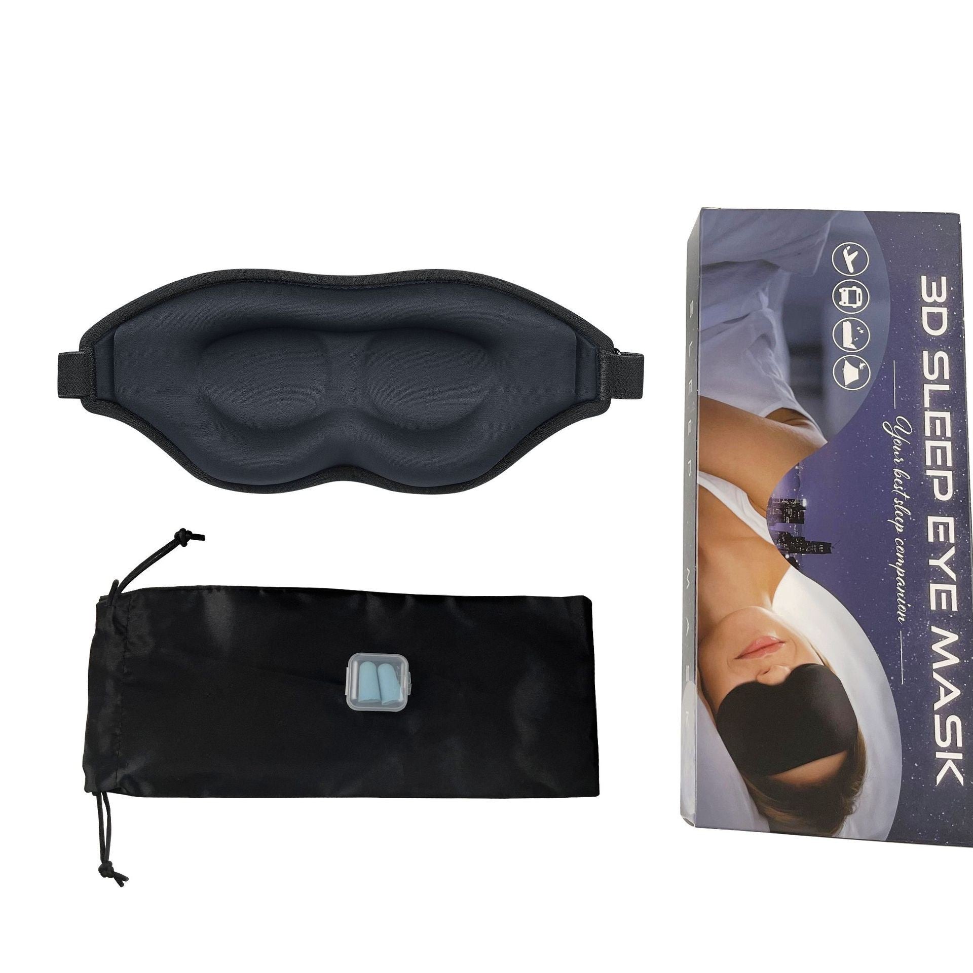 Weighted Sleep Eye Mask with Glass Beads