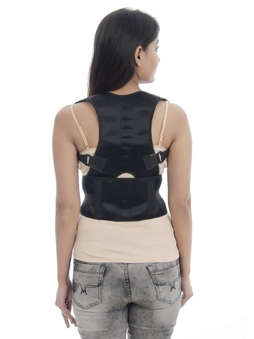 AuFlex Magnetic Back Brace Posture Corrector Belt for Men and Women