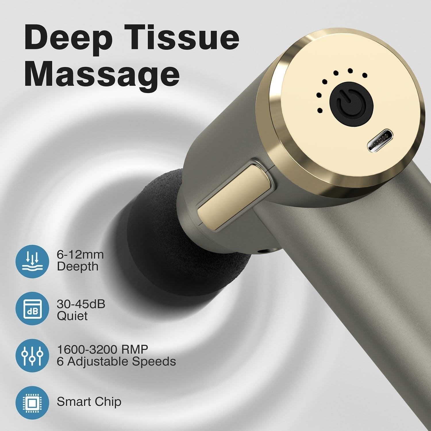 Massage Gun with attachments