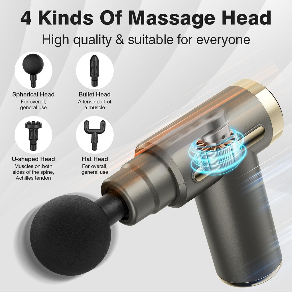 Massage Gun in use