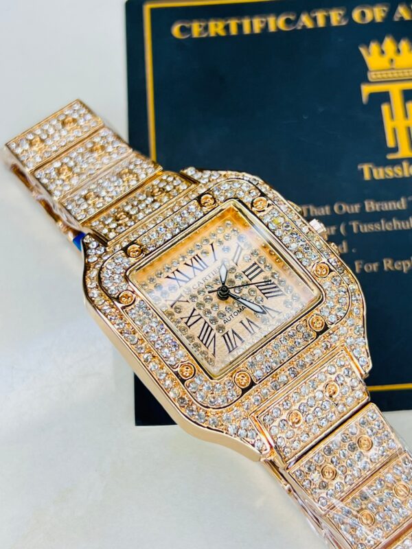 Luxury Fully Iced-Out Gold Watches – Ultimate Statement Pieces - Image 7