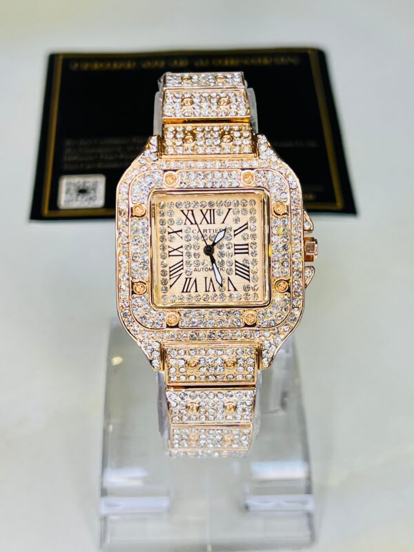 Luxury Fully Iced-Out Gold Watches – Ultimate Statement Pieces - Image 3