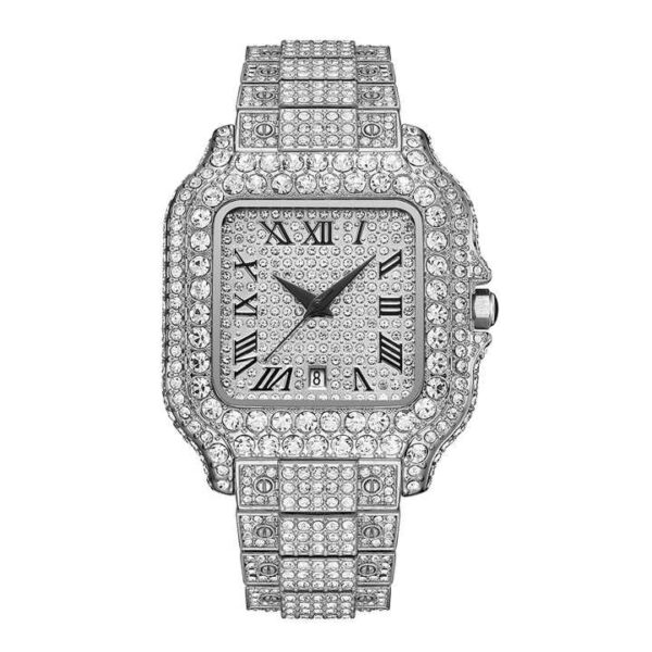 Luxury Gold Iced Out Watch - Image 5