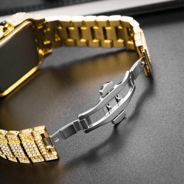 Luxury Gold Iced Out Watch - Image 4