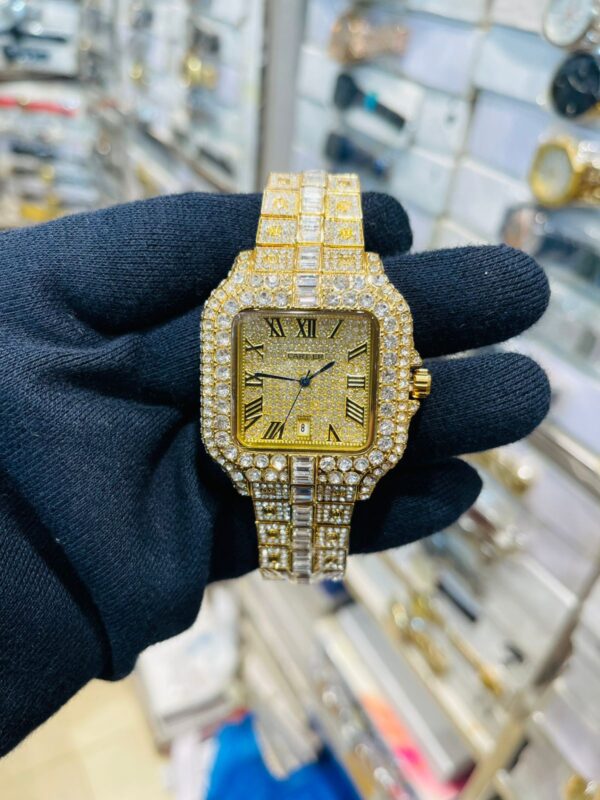 Luxury Gold Iced Out Watch